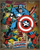 Poster_Marvel_Comics_Captain_America_Retro